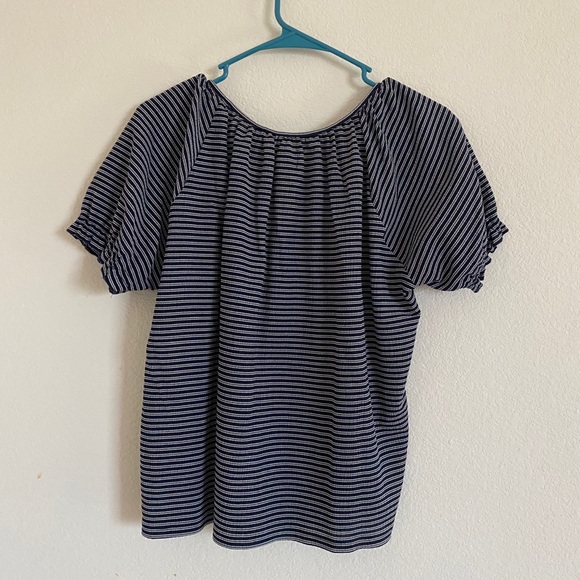 Madewell Texture & Thread Striped Top - Picture 2 of 5